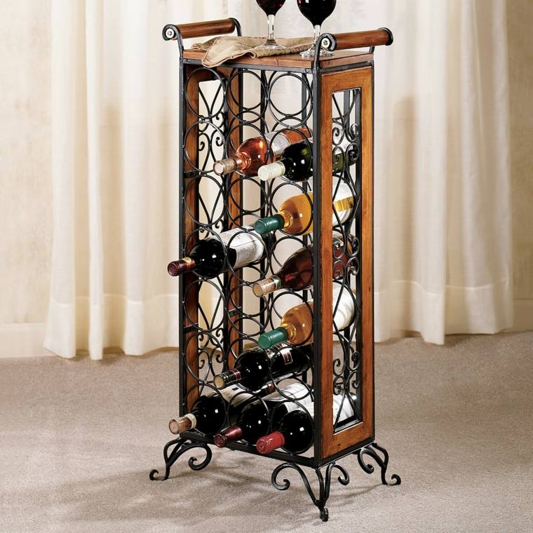 meubles bas range vin bouteilles