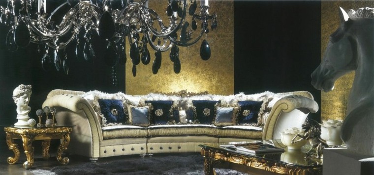 salon design meuble canape baroque