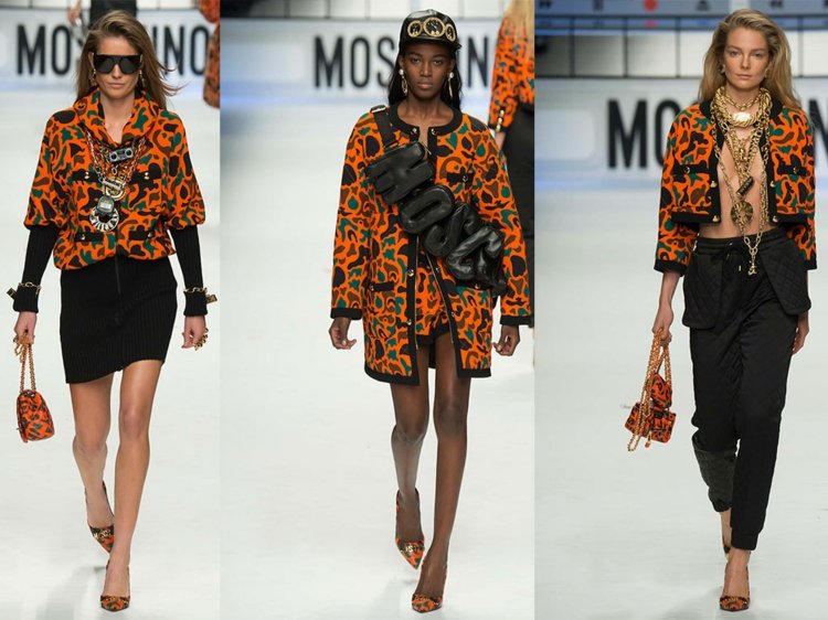 mode automne hiver 2015 femme moschino