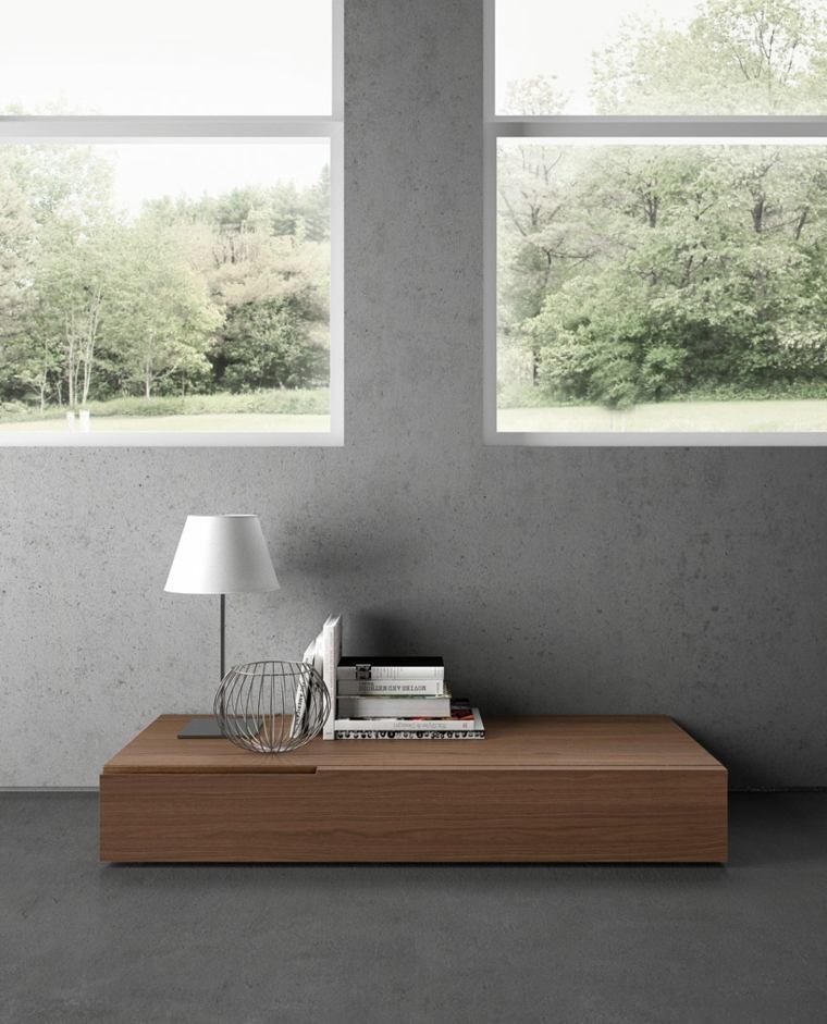 mobilier de chambre table basse bois