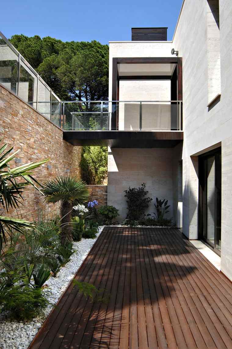 terrasses et jardins design minimaliste 