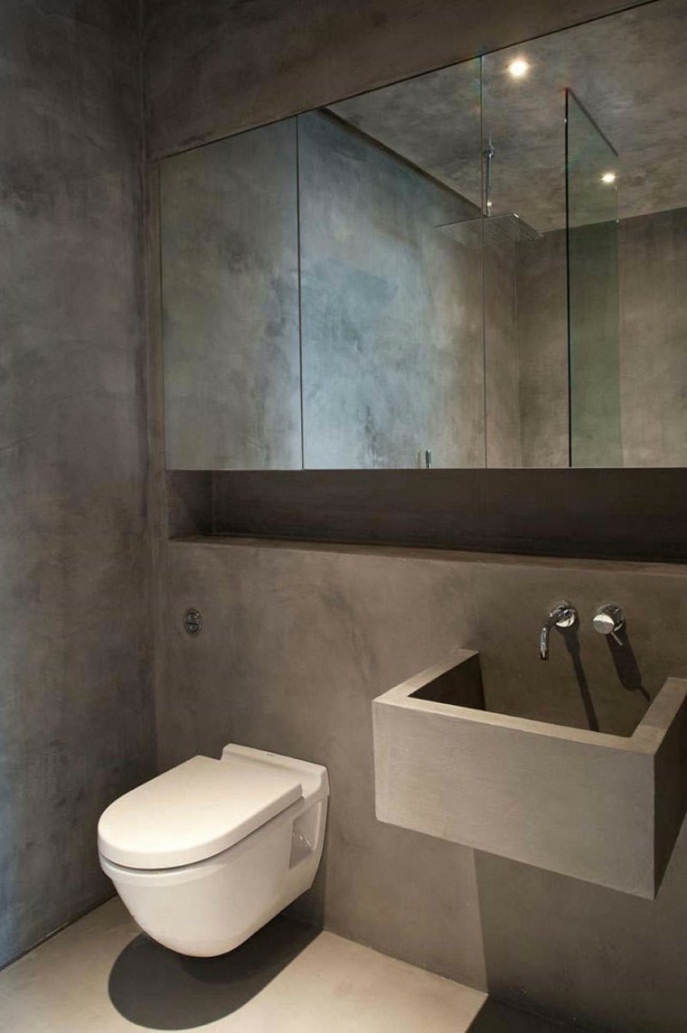 toilettes suspendues salle de bain ultra moderne