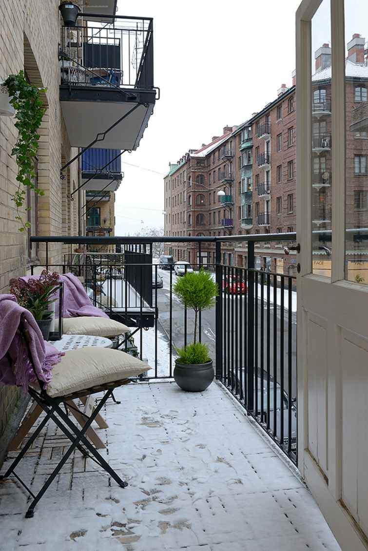 aménagement terrasse exterieur hiver moderne