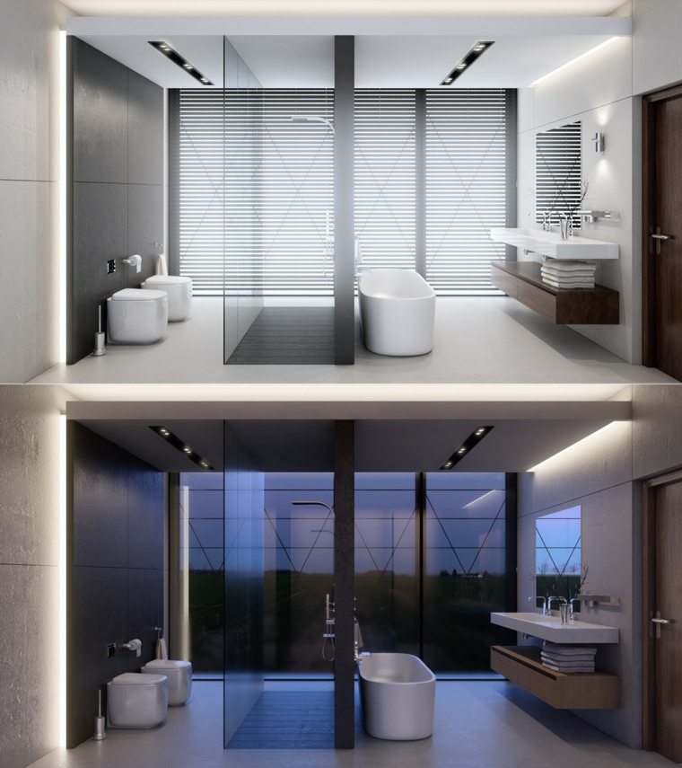 baignoires deco salle de bain moderne