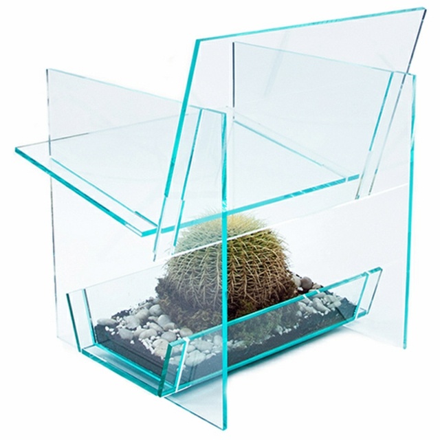 chaise transparente designer moderne cactus vedat ulgen
