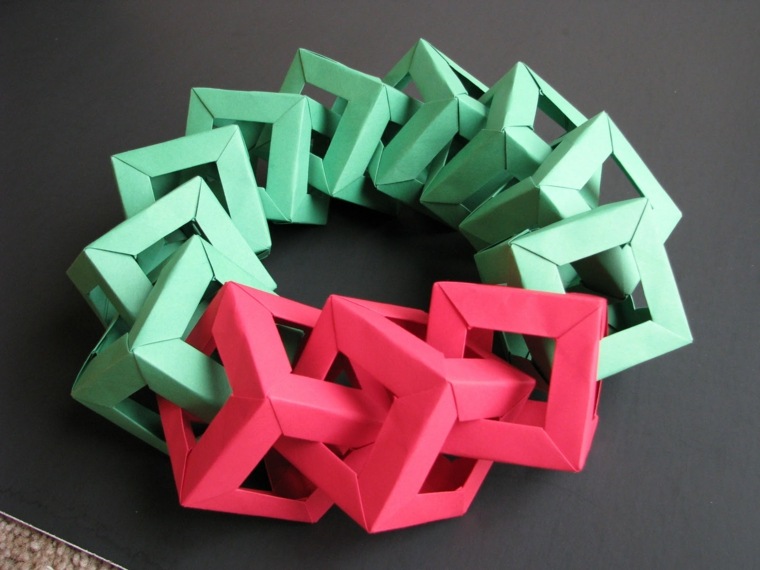couronne Noel origami idee