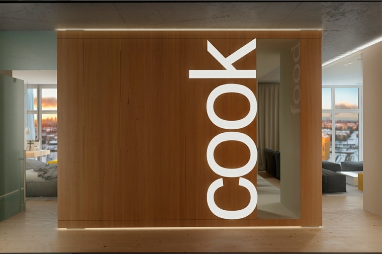 cabine cuisine intérieur aménagement idée design moderne