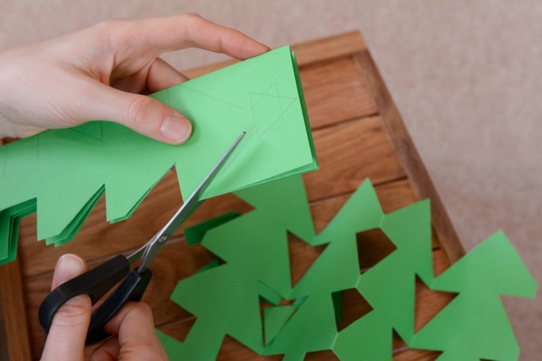deco de noel papier origami