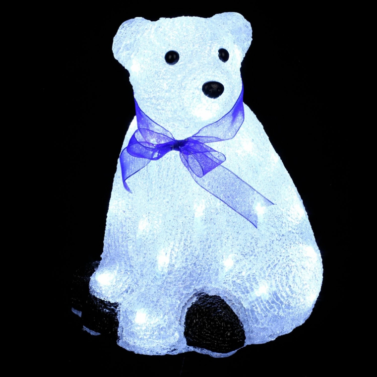déco noël lumineuse ours lumineux idée de déco lumineuse pour noël intérieure