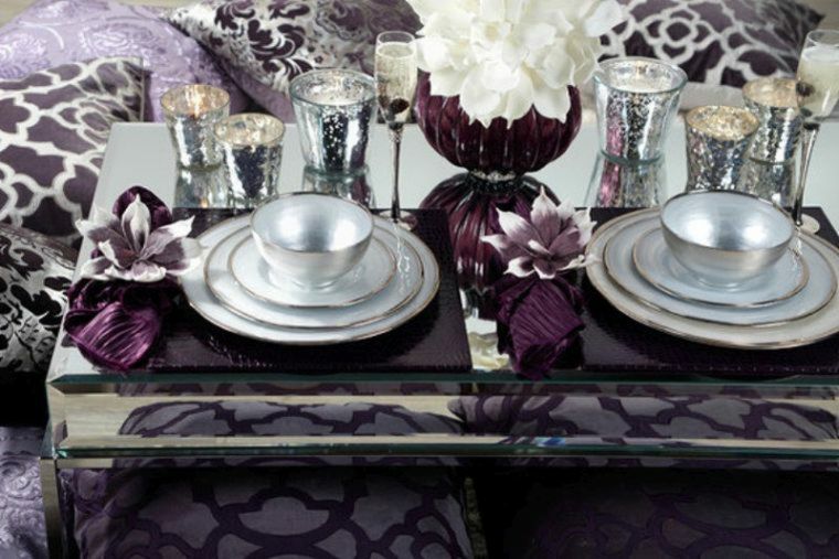couleurs décoration table fete 