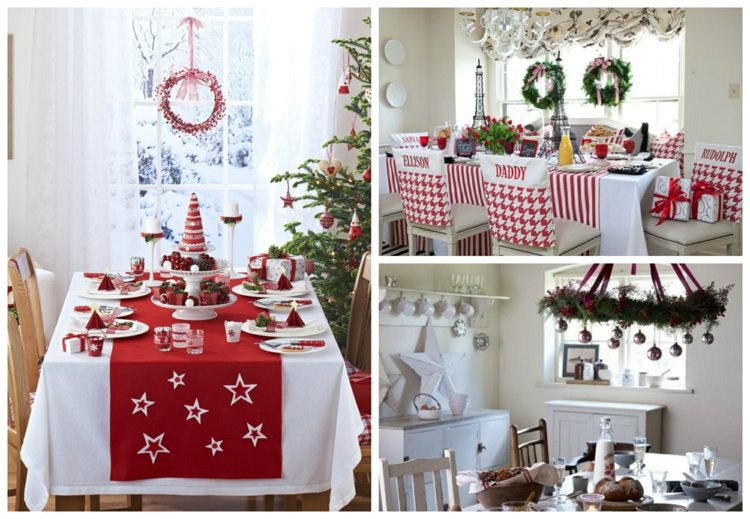 décoration Noël cuisine table