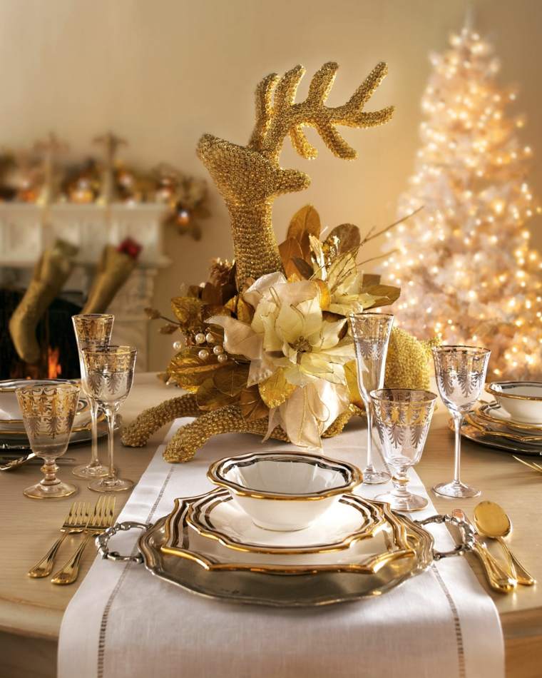 décoration table Noël elegant