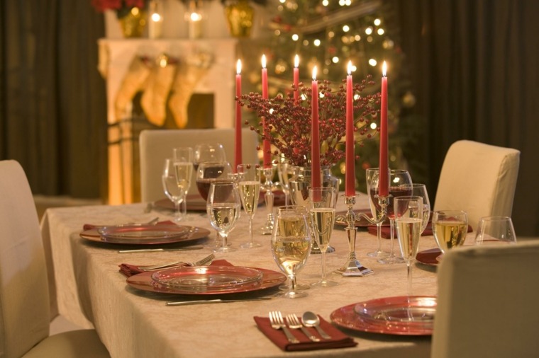 décoration table Noël simple