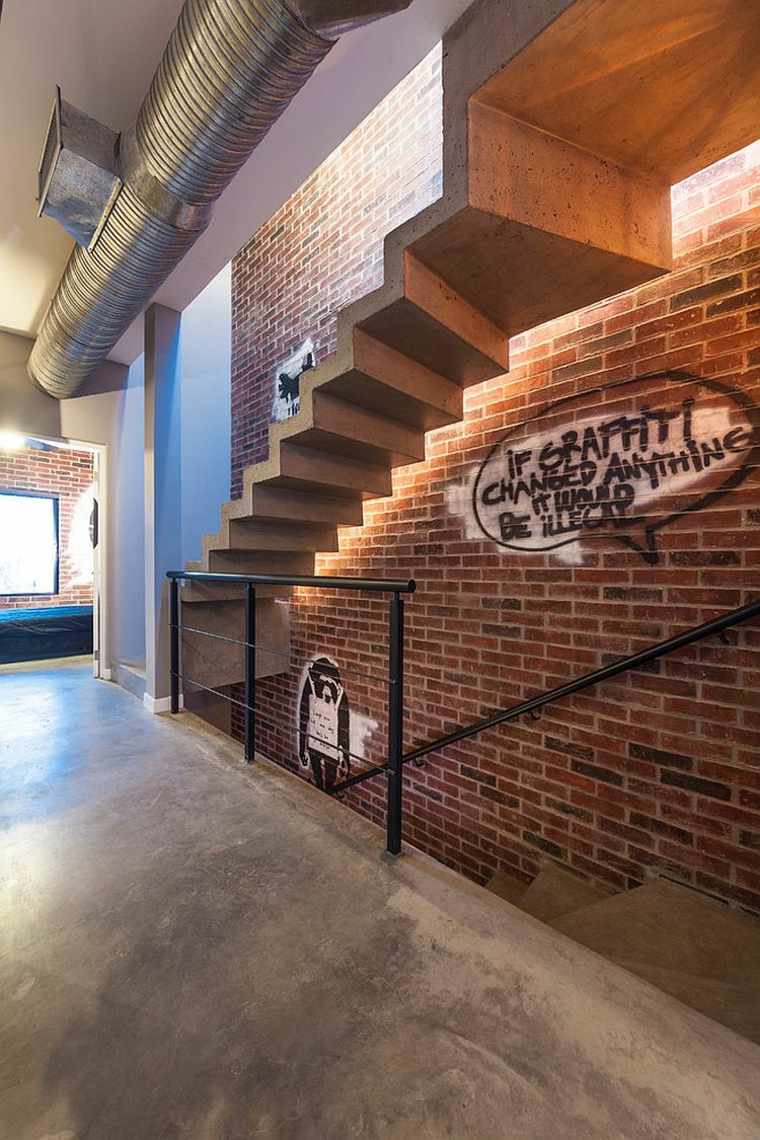 escalier design beton original