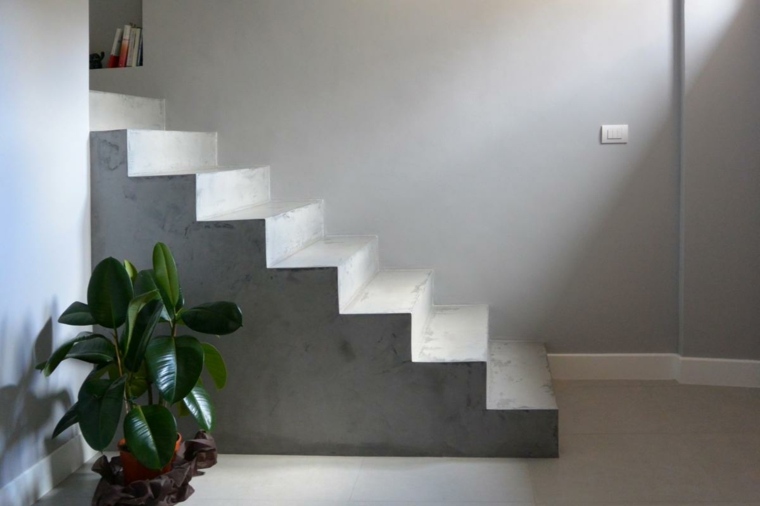 escaliers beton idee interieur