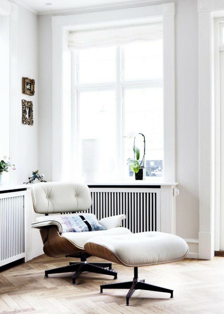 fauteuil design moderne elegant blanc
