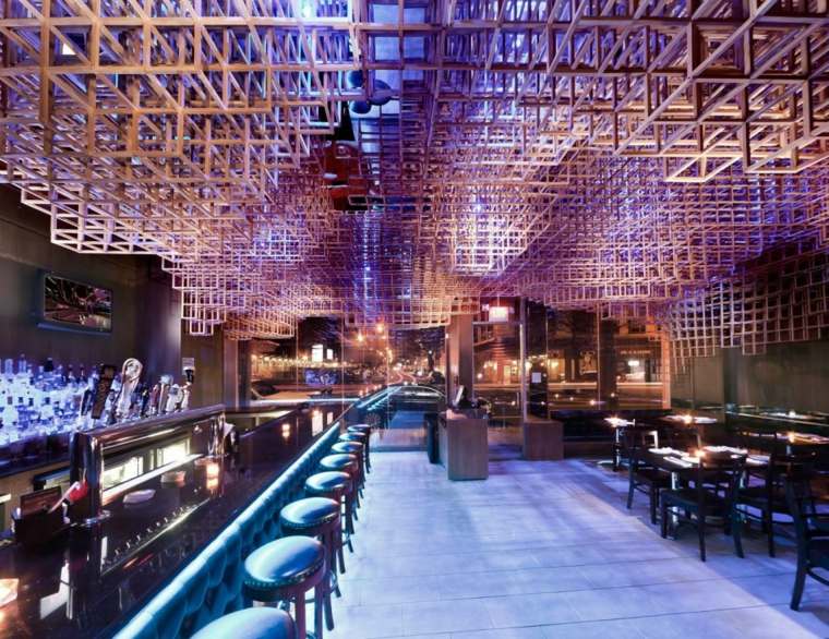 idée faux plafond design contemporain moderne idée restaurant innuendo design bluarch