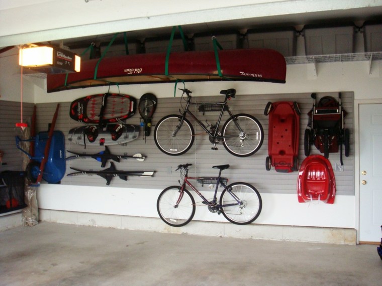 garage rangement idée vélo mur équipement idée velo range garage 