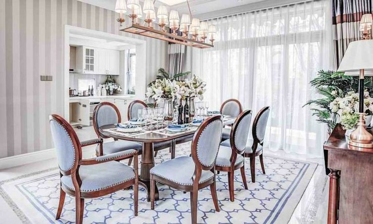 idée décoration salle à manger elegante moderne