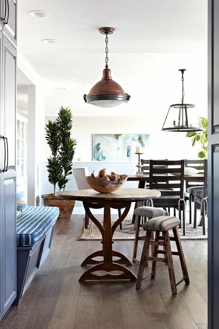 idee decoration salle a manger table bois
