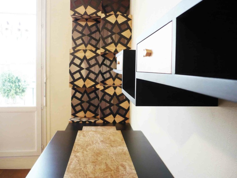 intérieur art déco cache radiateur invisible design bois idée intérieur moderne