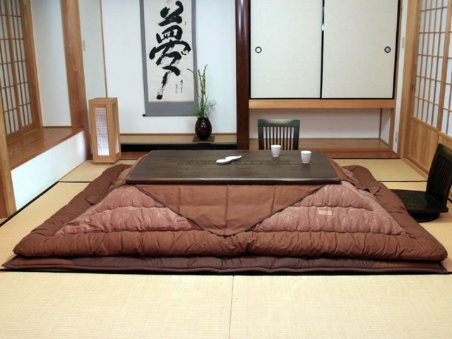 futon japonais table integre bois tatami acheter 