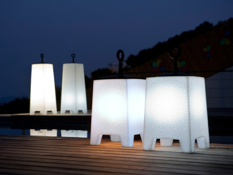 luminaire extérieur design idée moderne éclairage led 