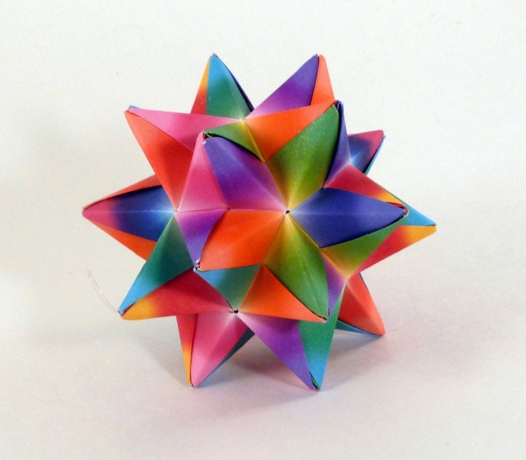 origami déco Noel idee interessante