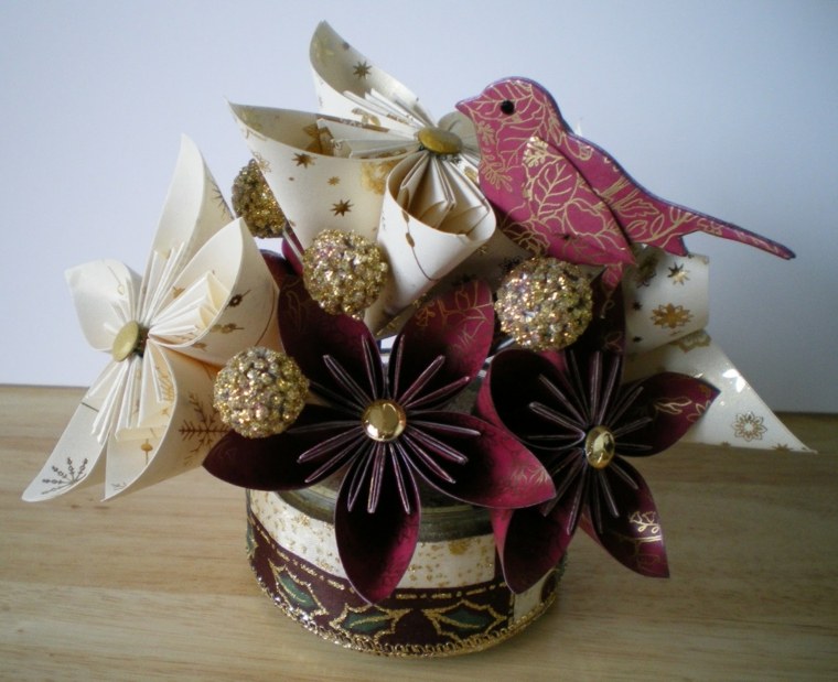 origami deco Noël idee interessante