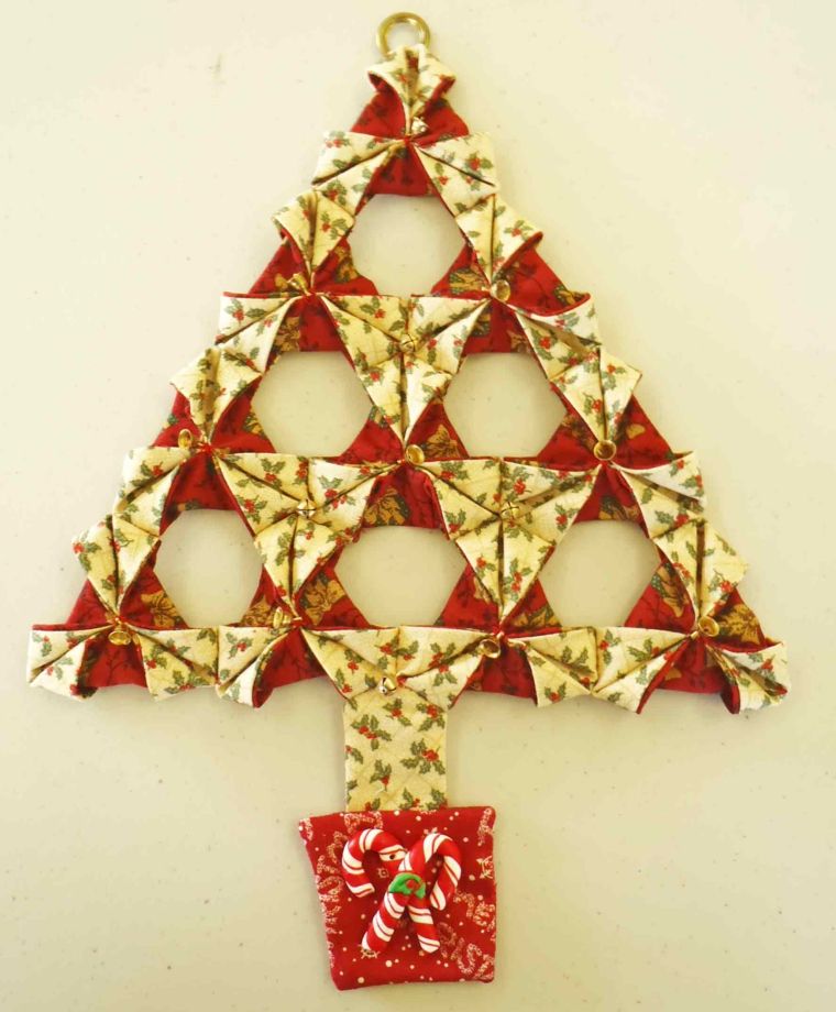 origami déco Noël sapin creatif