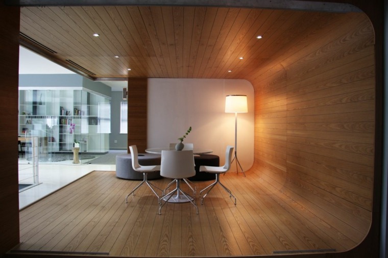 parements bois maison design contemporain
