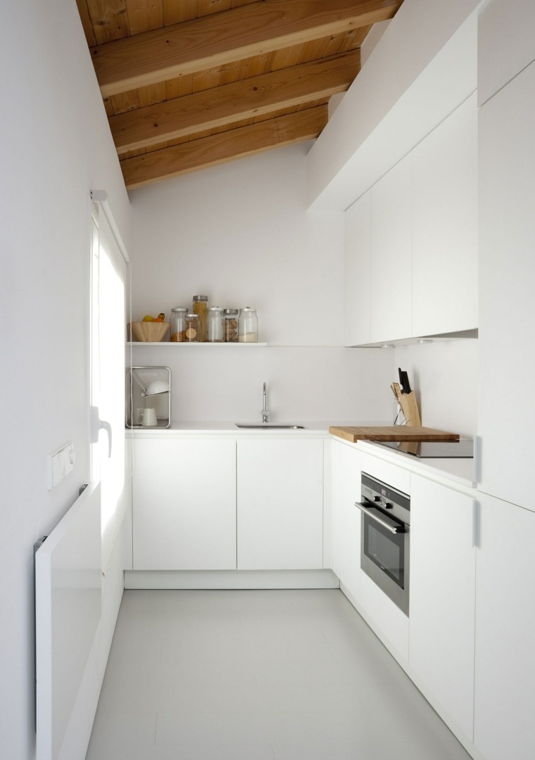 plafond design minimaliste cuisine