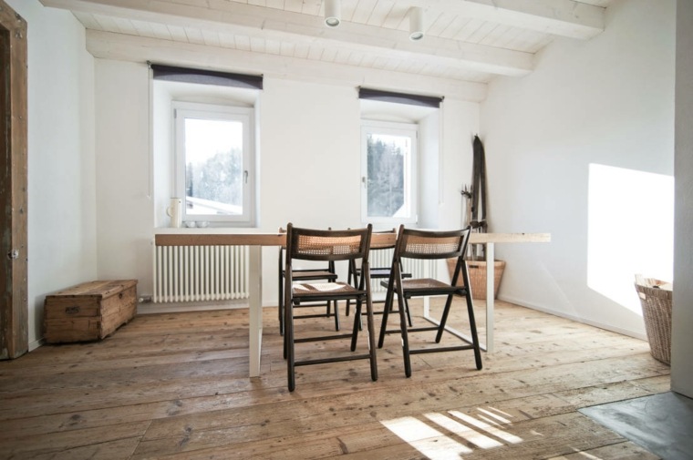 salle à manger moderne meubles bois