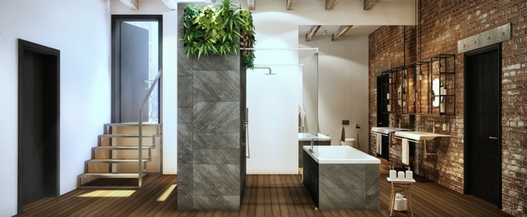 salles de bain design industriel baignoire style moderne