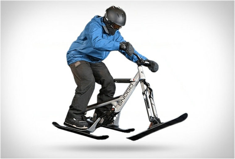 ski bike snogo ski vélo idée ski bike original invention kickstarter