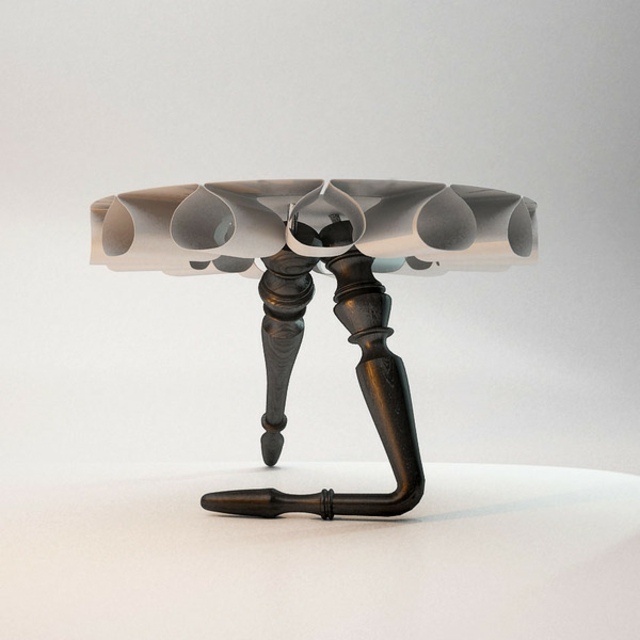 meuble design contemporain table basse originale ballerine giselle anna-neklesa