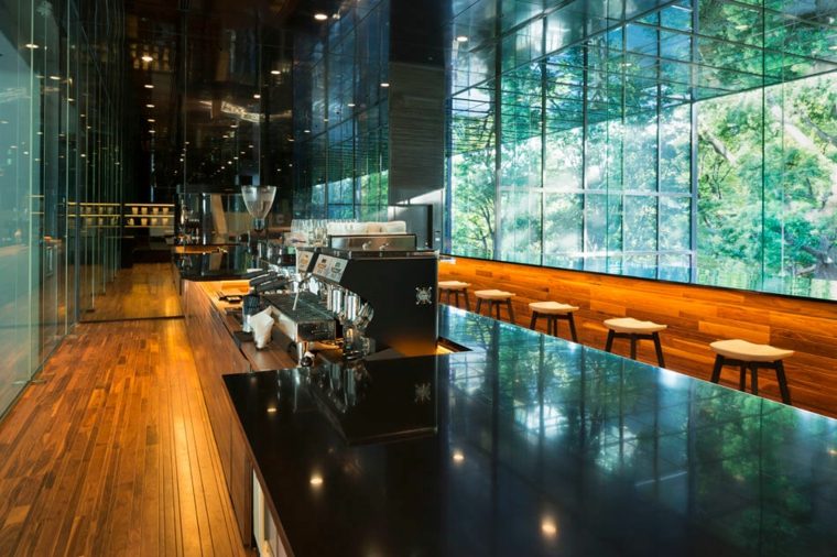 café moderne design elegant contemporain