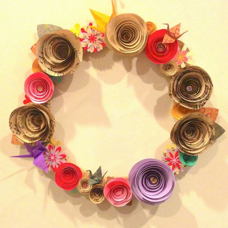 couronne-recyclage-idee-papier