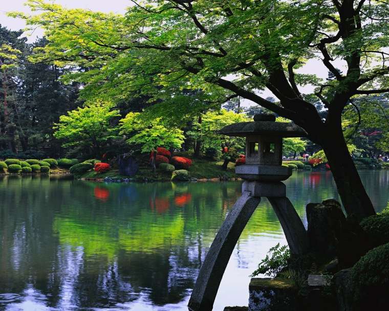 lac bassin déco jardin zen