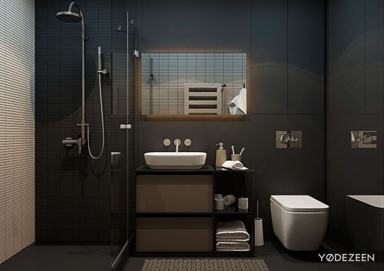 déco studio salle de bain design moderne