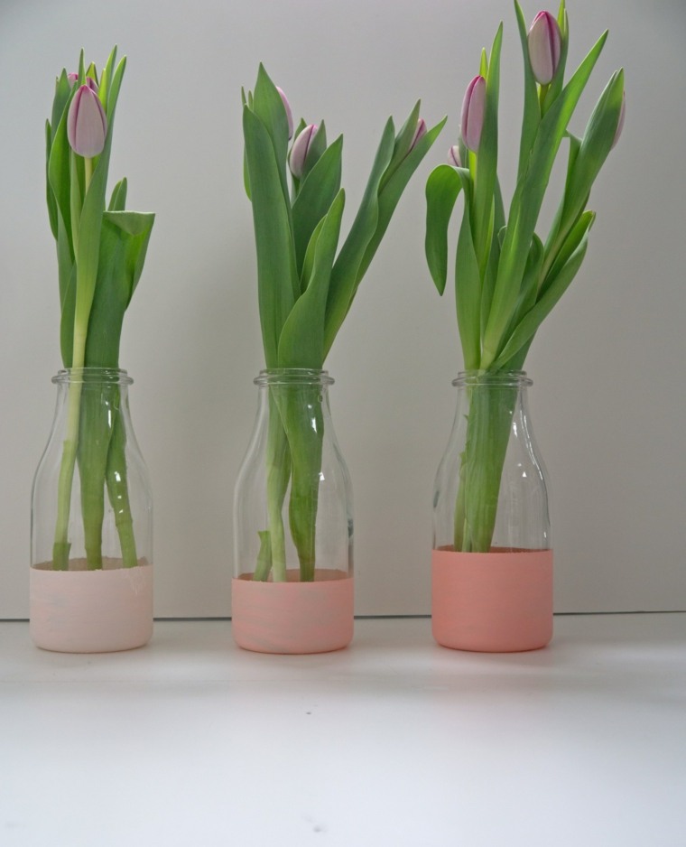 déco fleurs moderne vases