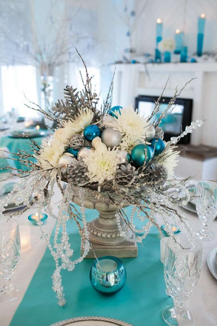 décoration table mariage fleurs ornements