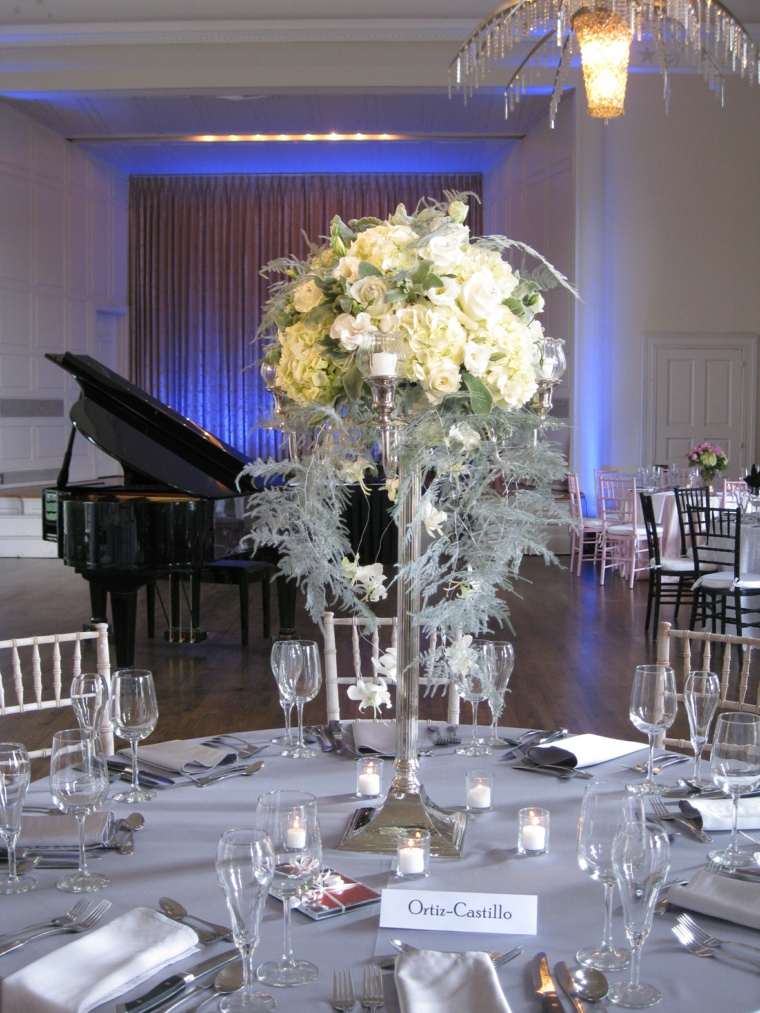 décoration table mariage fleurs