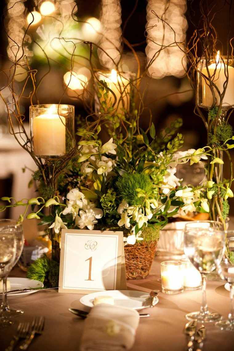 décoration table mariage- plantes