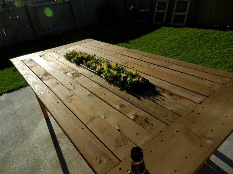 table en bois diy idée recyclage mobilier bricolage