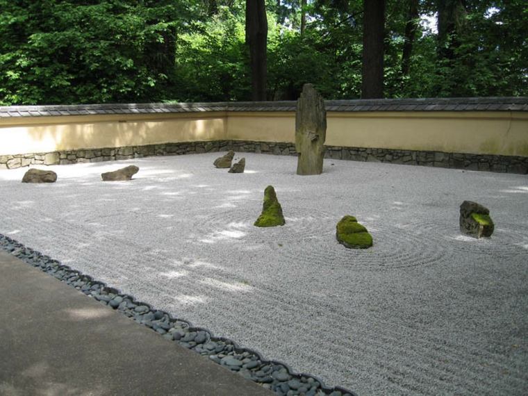 sable jardin design japonais