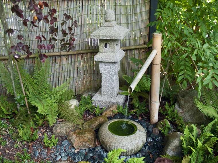 petit bassin jardin zen aménagement idée original pierre déco