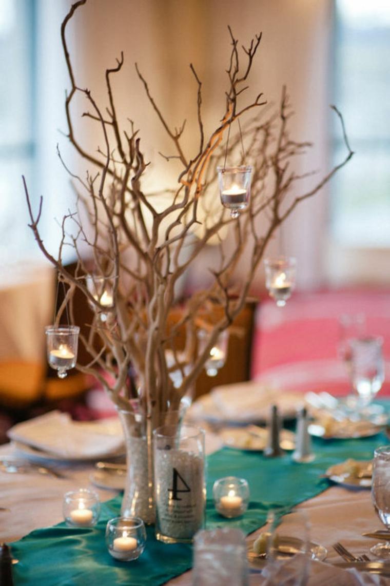 mariage hiver idee decoration table