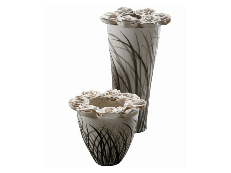 vase porcelaine design décoration intérieur fleurs idées 