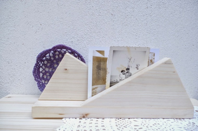 porte courrier en bois DIY idée design original